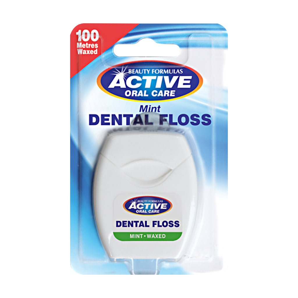 Active Floss Advanced Waxed Mint & Fluoride 100m - Intamarque 5012251002035