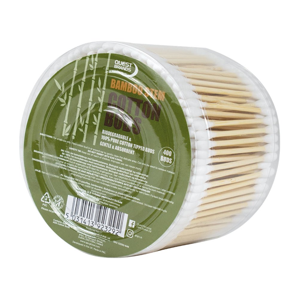 Quest 400 Cotton Buds (Bamboo Stem) - Intamarque - Wholesale 5031413923292