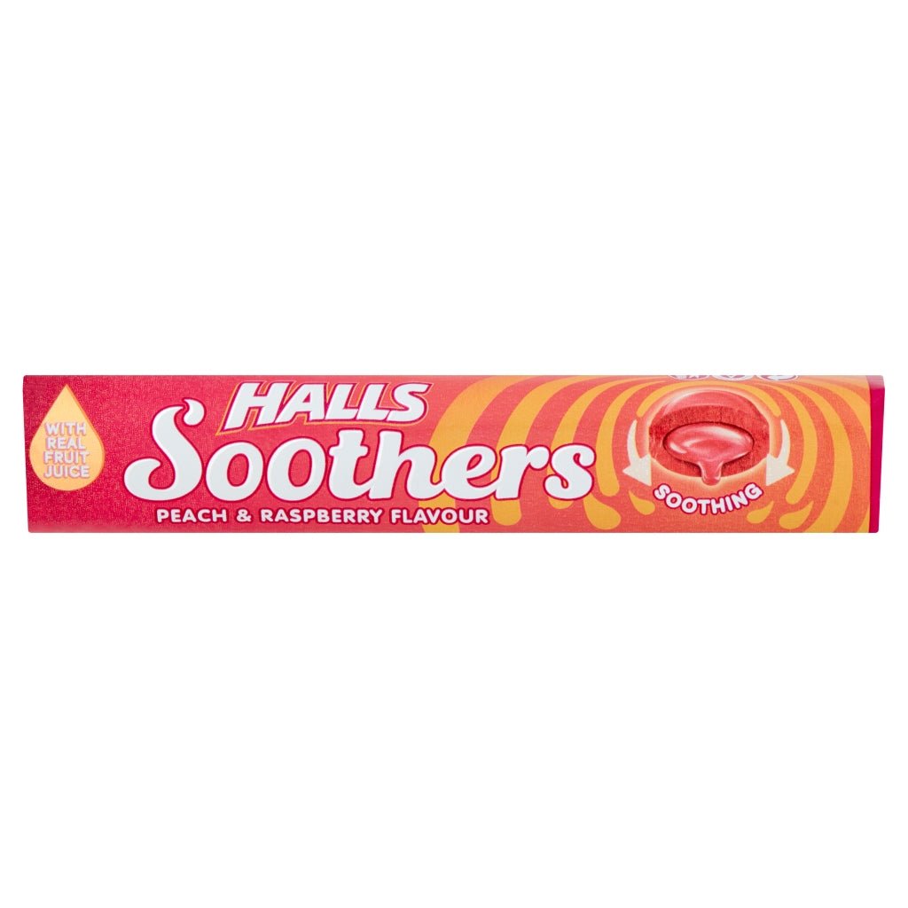 Halls Soothers Peach & Raspberry - Intamarque - Wholesale 5034660508021