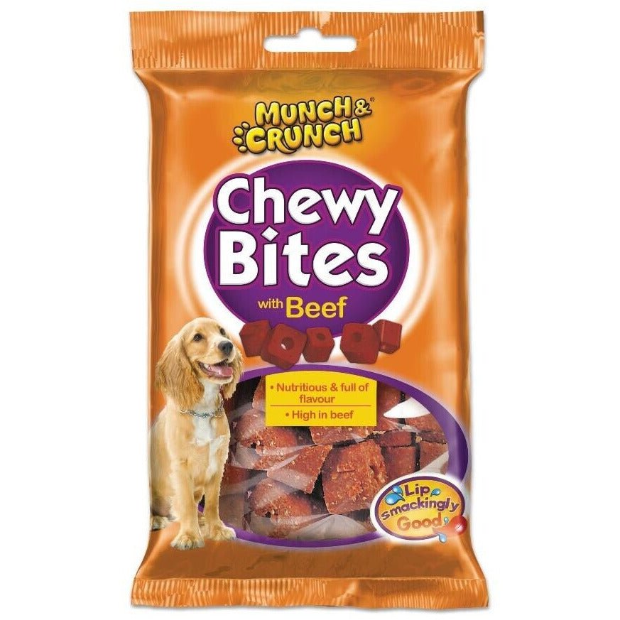 Munch Crunch Chewy Bites - Beef - Intamarque - Wholesale 5050375085947