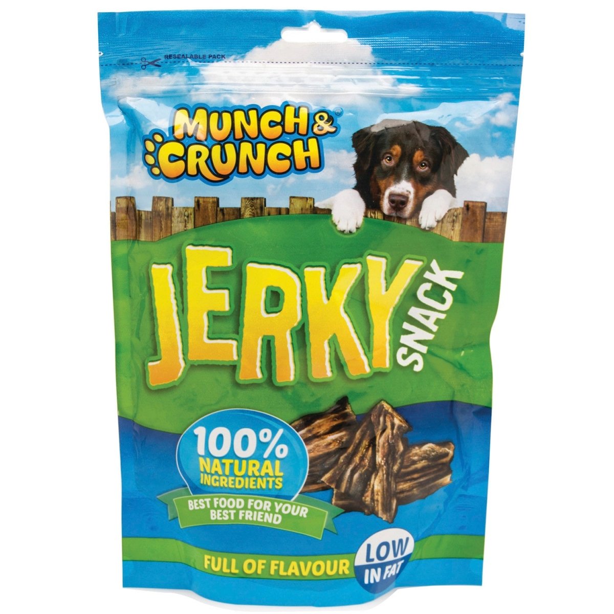 Munch Crunch Jerkies Dog Snack - 100G - Intamarque - Wholesale 5053249225777