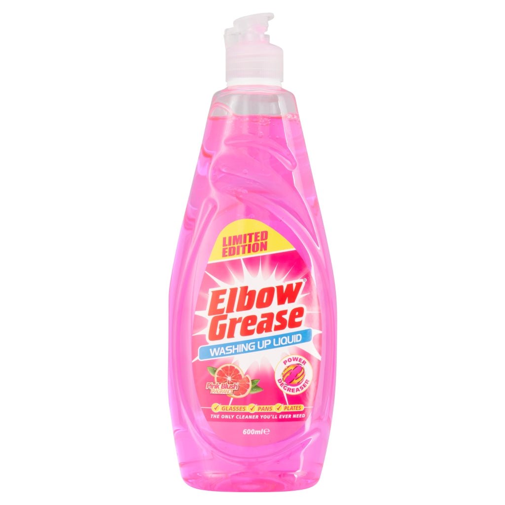 Elbow Grease Washing Up Liquid 600ml Pink - Intamarque - Wholesale 5053249252773