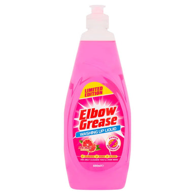 Elbow Grease Washing Up Liquid 600ml Pink - Intamarque - Wholesale 5053249252773