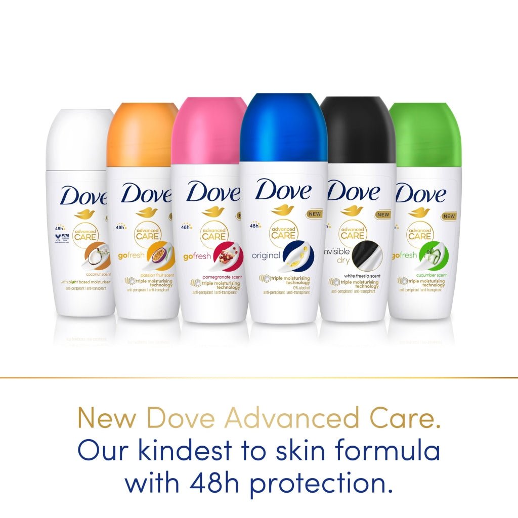 Dove Roll On Advanced Care 50ml Invisible Dry - Intamarque - Wholesale 59084051