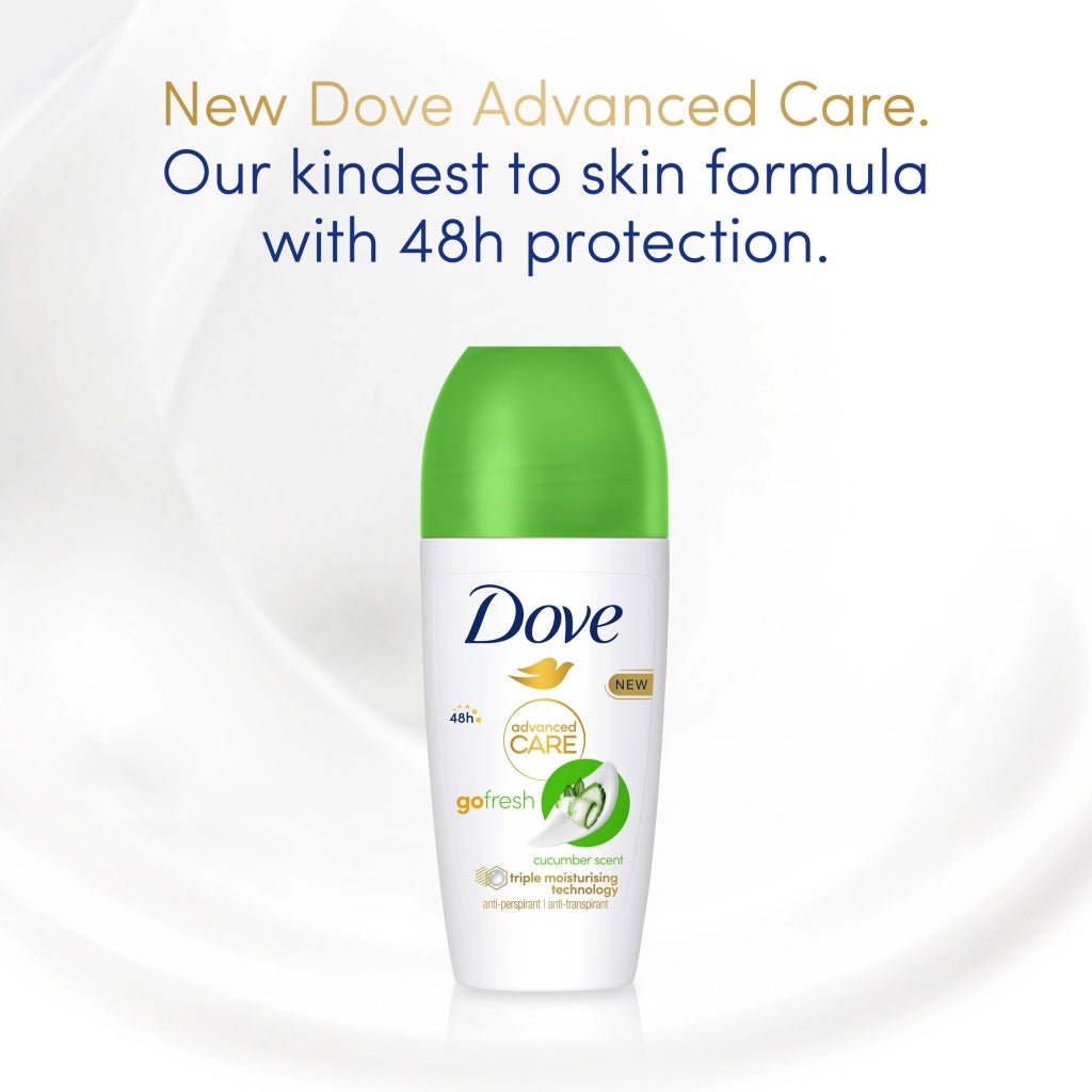 Dove Roll On Advanced Care 50ml Cucumber/Green Tea - Intamarque - Wholesale 59092704