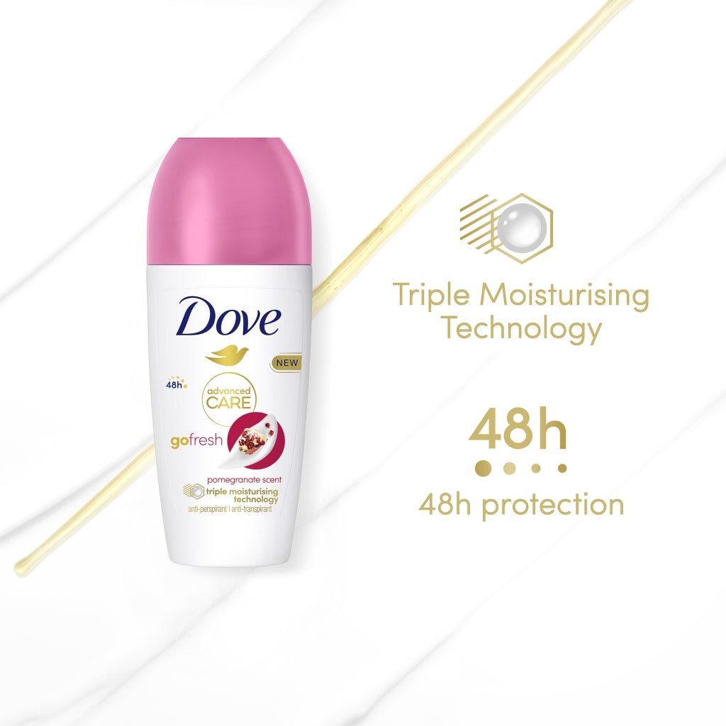 Dove Roll On 50ml Advanced Care Pomegranate and Lemon - Intamarque - Wholesale 59095316