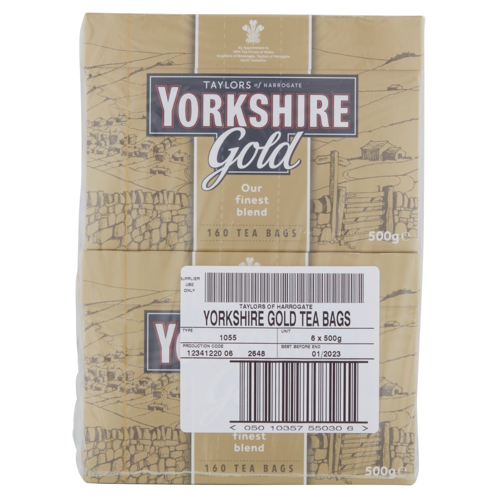 Taylors Of Harrogate Yorkshire Gold 160 Tea Bags 500g - Intamarque - Wholesale 615357118287