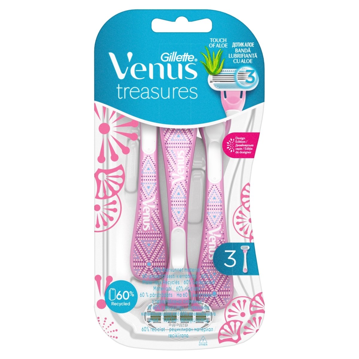 Gillette Simply Venus Treasures Pink - Intamarque 7702018438563