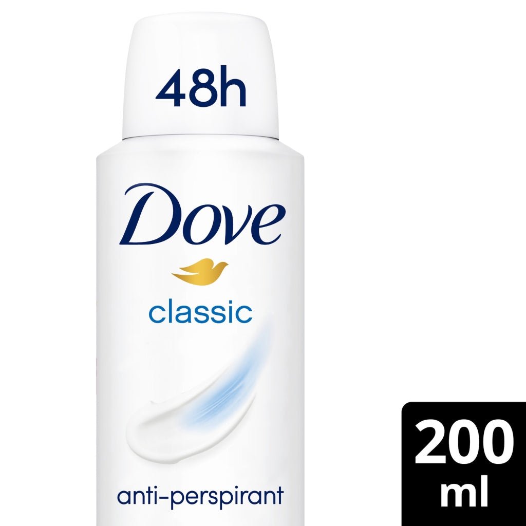 Dove Women Antiperspirant 48hr Deodorant 200ml Classic - Intamarque - Wholesale 8720181287831