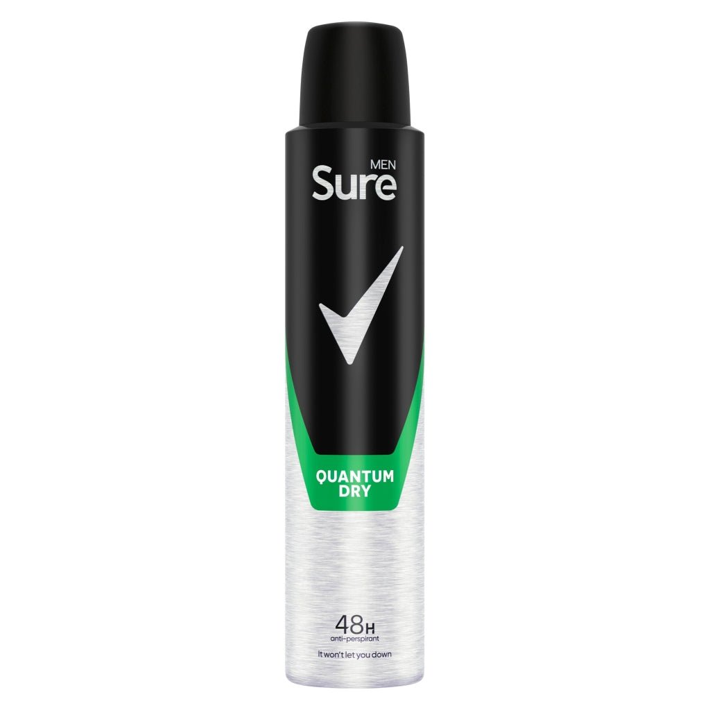 Sure Men Anti Perspirant Aerosol 200ml Quantum Dry - Intamarque - Wholesale 8720181334917