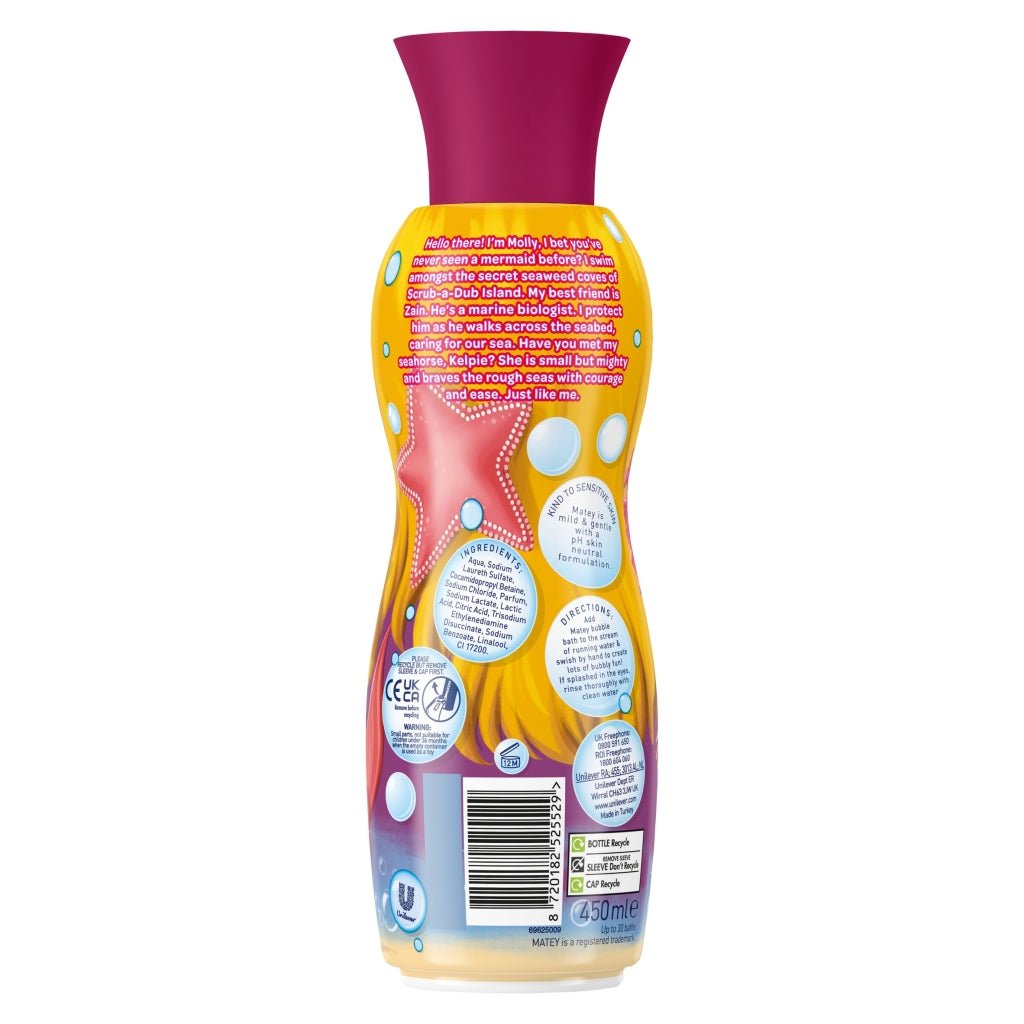 Matey Bubble Bath 450ml Molly - Intamarque - Wholesale 8720182525529